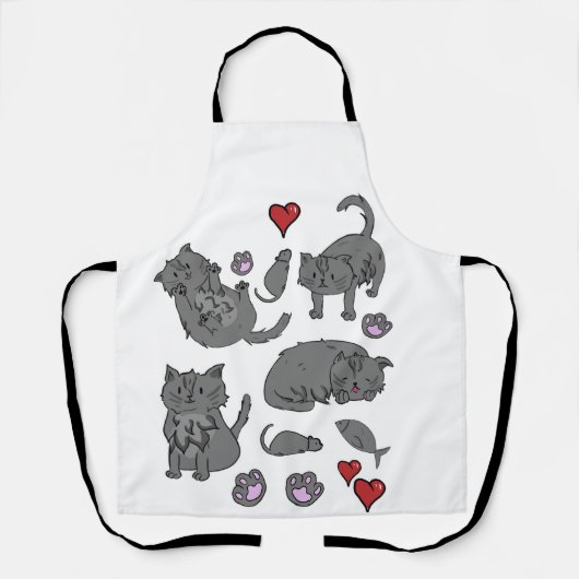 katten schort (Voorkant)