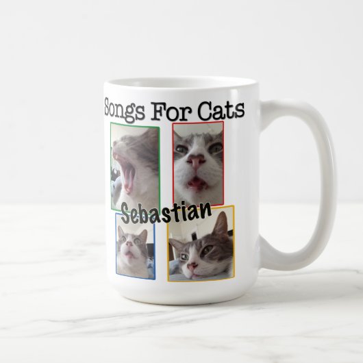 Katten - Sebastian Coffee Mok (Rechts)