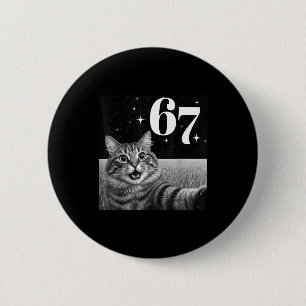 Katten Selfie Met 67 Meme Grappige Katten Grafisch Ronde Button 5,7 Cm