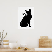 Katten Silhouet Poster (Keuken)