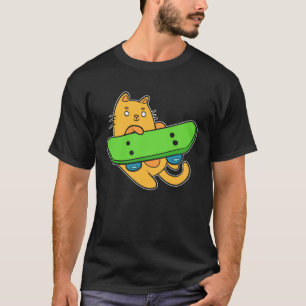 Katten Skateboarder Hobbymatig T-shirt
