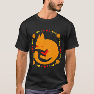 Katten slaapje t-shirt