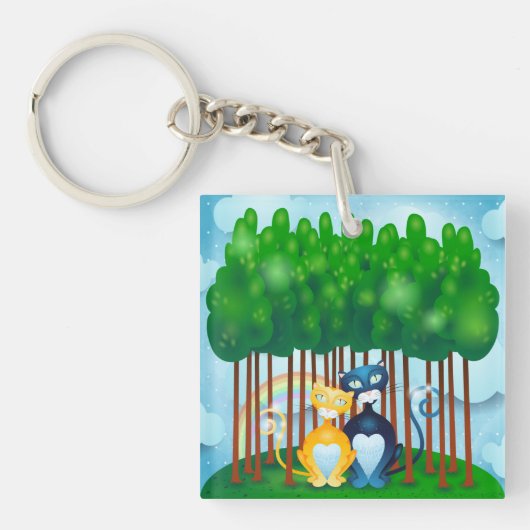 Katten Sleutelhanger (voorkant)