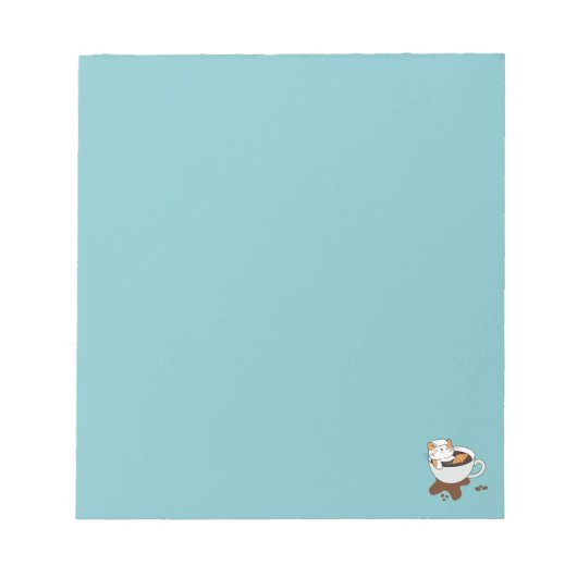 Katten Spa met Koffie Notitieblok (Voorkant)