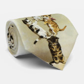  katten spelen Kittens, Humor Stropdas (Opgerold)