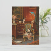 Katten spelen met een papegaai | Jules Le Roy (Staand voorkant)