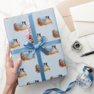 Katten spelen poker gokken roken sigaar cadeaupapier