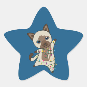 Katten Star Sticke Ster Sticker