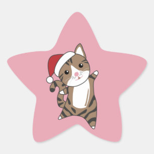Katten Star Sticke Ster Sticker