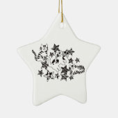 Katten & sterren ~ Ornament (Rechts)