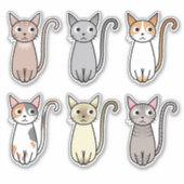 katten sticker (Voorkant)