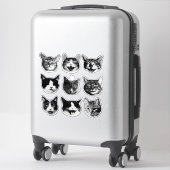 Katten Sticker (Koffer)