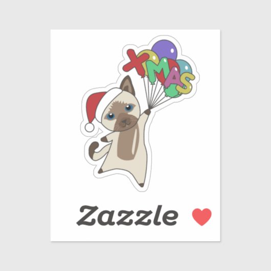 Katten Sticker met winterwinterwinterkatten (Vel)