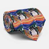 Katten Stropdas (Opgerold)