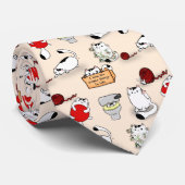 Katten Stropdas (Opgerold)