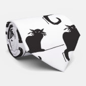 Katten Stropdas (Opgerold)