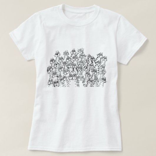 KATTEN T-SHIRT (Design voorkant)