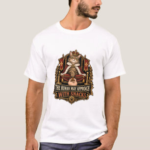 Katten T-shirt - De Mens Mag Naderen Met Snoepjes