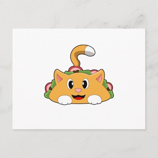 Katten-Taco Briefkaart (Voorkant)