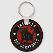 Katten Tegen Fascisten Sleutelhanger (Achterkant)