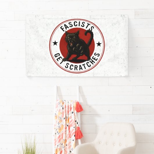 Katten Tegen Fascisten Spandoek (Insitu)