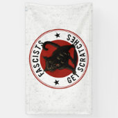 Katten Tegen Fascisten Spandoek (Verticaal)