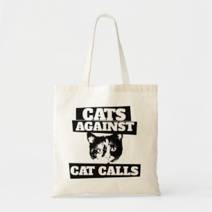 Katten tegen kattenoproepen tote bag