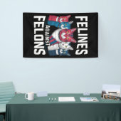 Katten tegen Misdadigers Spandoek (Beurs)