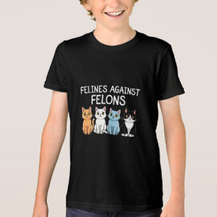 Katten tegen misdadigers Trump Harris Verkiezing K Tri-Blend Shirt