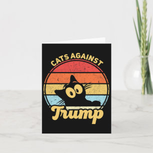 Katten Tegen Trump Grappige Anti Trump 2020 Verkie Kaart