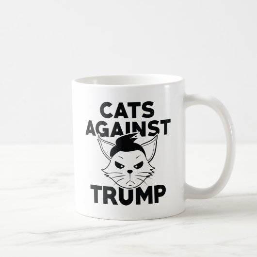 Katten tegen Trump Koffiemok (Rechts)