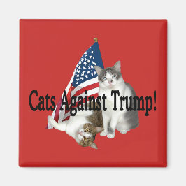 "Katten tegen Trump" magneet
