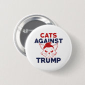 Katten tegen Trump Ronde Button 5,7 Cm (Voorkant /achterkant)