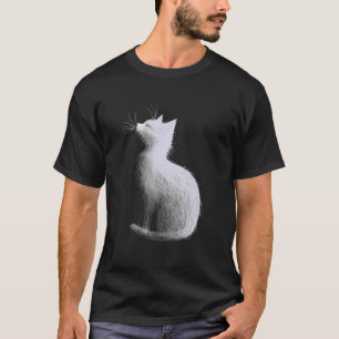 Katten tekening kat moeder kat vader mannen vrouwe t-shirt