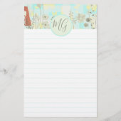 Katten Thema Briefpapier Schrijfstationery met Mon (Achterkant)
