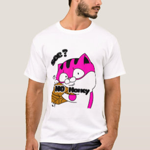 Katten tonen portemonnee “Geen geld zien” Grappig T-shirt