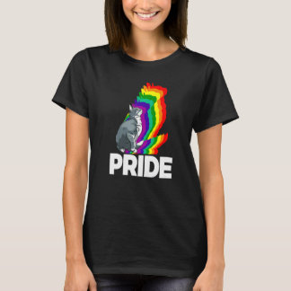 Katten trots Kat Regenboog Kleur  Kat  Kitten  8 T-shirt