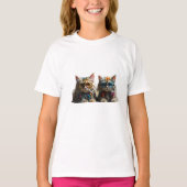 katten tshirt voor kinderen T-Shirt (Voorkant)