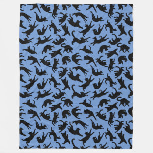 Katten tuimelen fleece deken