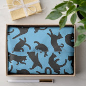 Katten tuimelen tissuepapier (Geschenk)