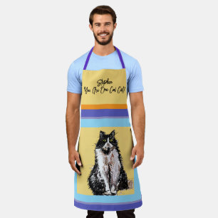 Katten Tuxedo Pastel Katten Dames Pastelkleuren Schort