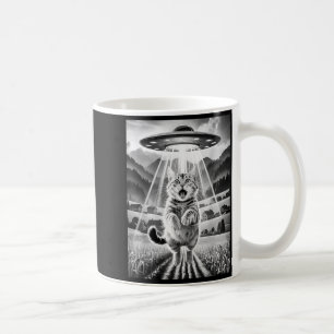 Katten Ufo Alien Ontvoering Grappige Grafische T-s Koffiemok
