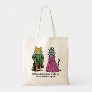Katten uit de geschiedenis Tudor Times, Royal Mous Tote Bag