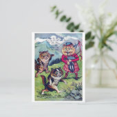 Katten uit Schotland - Louis Wain Feestdagenkaart (Staand voorkant)
