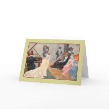  Katten Vakantie Groet Kaart, Arthur Thiele