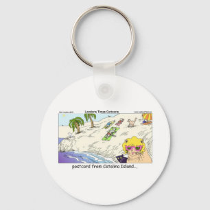 Katten van Catalina Island Funny Gifts Kaarten & T Sleutelhanger
