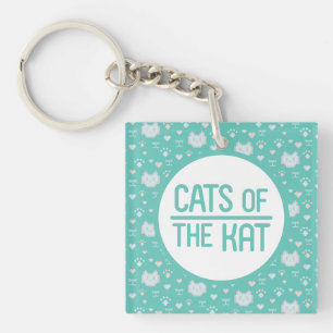 Katten van de Kat Acrylische Sleutelhanger