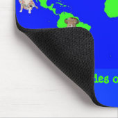 Katten van de wereld muismat (Hoek)