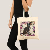 Katten van Floral Tote Bag (Voorkant (product))