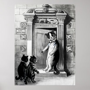 Katten van Louis Wain Poster